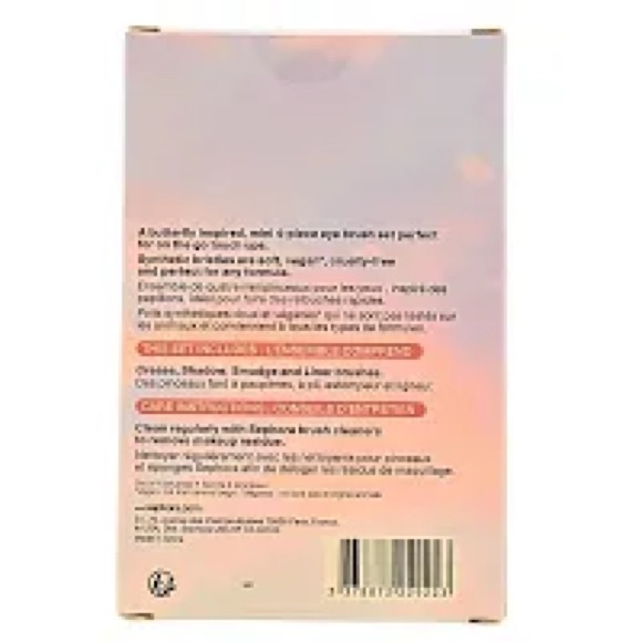 Sephora Mini Butterfly Beauty Eye Brush Set NEW - Picture 4 of 6